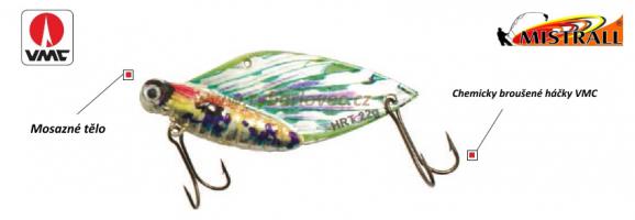 Třpytka Mistrall Cikáda 9g/4cm motýl